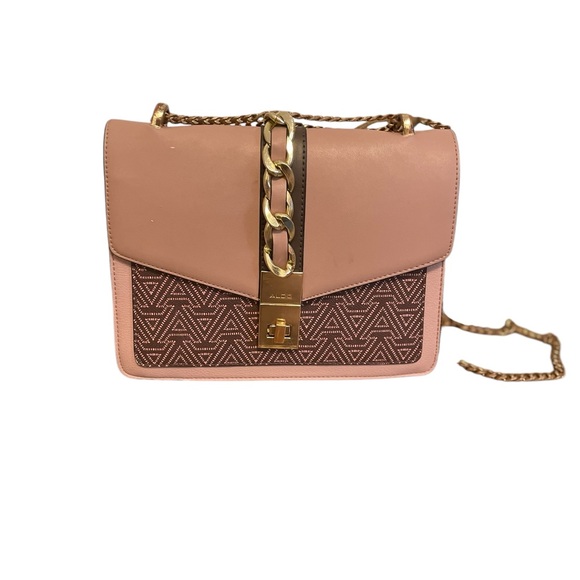 Aldo Handbags - Authentic Aldo Gold Plated Chain Pink Design